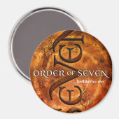 Orde van Zeven magneet (Voorkant / Achterkant)