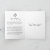 Orde voor Diaconate Deacon Religieus katholiek Kaart (Binnen)