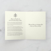 Orde voor Diaconate Deacon Religieus katholiek Kaart (Binnen)