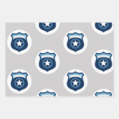 Ordehandhaving Badge Inpakpapier Vel (Voorkant 2)