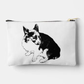 Ordelijke zak, zittende print etui (Achterkant)