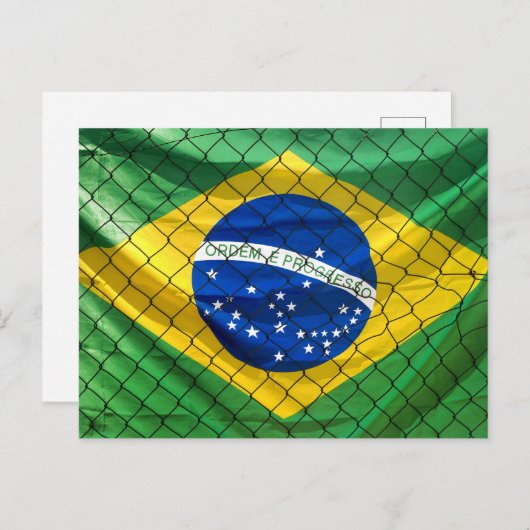 Ordem e Progresso Flag van Brazilië Briefkaart (Voorkant / Achterkant)