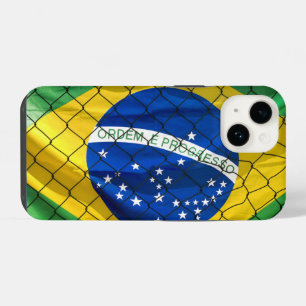Ordem e Progresso Flag van Brazilië iPhone 14 Hoesje