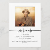 Orden de Servicio Spaanse Begrafenis Celebrando Fo Programmakaart (Voorkant)