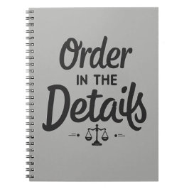 Order in the Details – Court Clerk Notitieboek