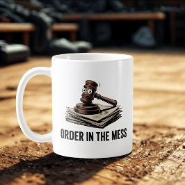 Order in the Mess | Legal Chaos Joke Koffiemok
