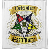 Order of Eastern Star Douchegordijn (Voorkant)