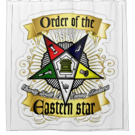 Order of Eastern Star Douchegordijn