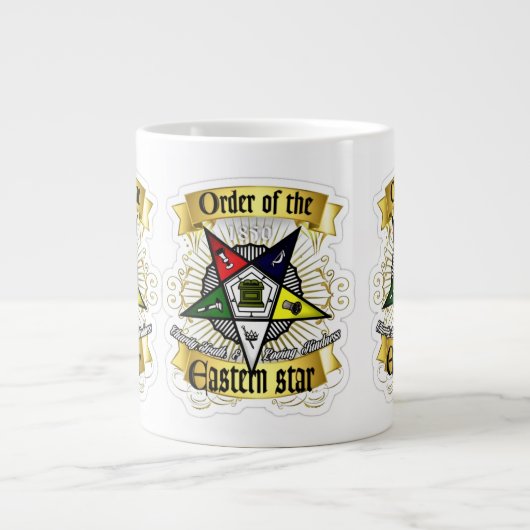 Order of Eastern Star Grote Koffiekop (Voorkant)