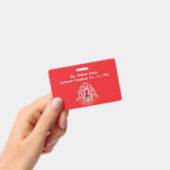 Order of Eastern Star (OES) Name Badge (Handheld)