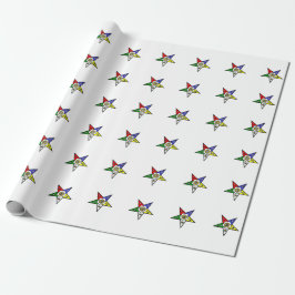Order of Eastern Star Wrapping Paper voor OES Gift Cadeaupapier