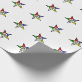 Order of Eastern Star Wrapping Paper voor OES Gift Cadeaupapier (Hoek)
