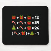 Order Of Operations Quiz Christmas Math Teacher 67 Muismat (Voorkant)