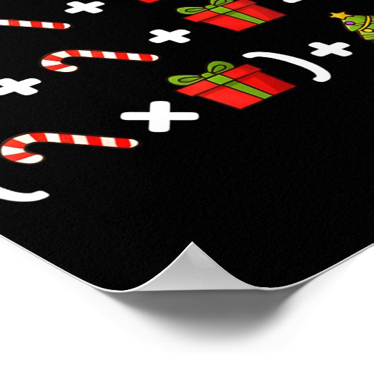 Order Of Operations Quiz Christmas Math Teacher 67 Poster (Hoek)