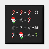 Order Of Operations Quiz Funny Math Teacher Christ Magneet (Voorkant)