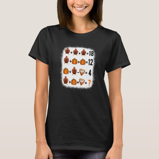 Order Of Operations Quiz Math Teacher Happy Thanks T-shirt (Voorkant)