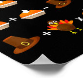 Order Of Operations Thanksgiving Quiz Funny Math T Poster (Hoek)