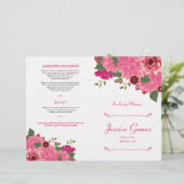 Order of Service Funeral Program Flyer (Staand voorkant)