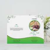 Order of Service Funeral Program Flyer (Staand voorkant)