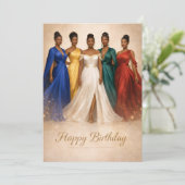 Order of the Eastern Star Birthday Card Kaart (Staand voorkant)