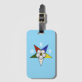 Order of the Eastern Star Emblem of the Order Bagagelabel (Voorkant (verticaal))