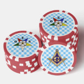 Order of the Eastern Star Poker Chips (Opstapeling)