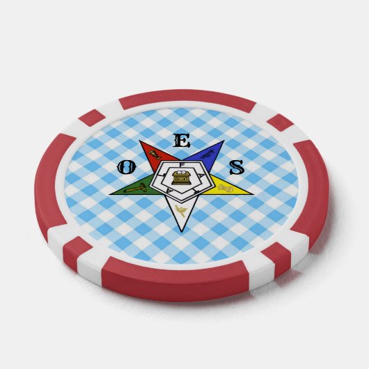 Order of the Eastern Star Poker Chips (Enkel)