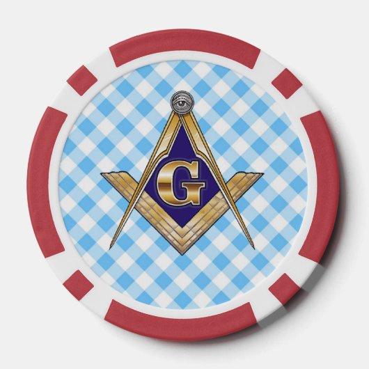 Order of the Eastern Star Poker Chips (Achterkant)