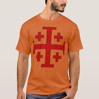 Order of the Holy Sepulchre Fivefold Cross T-shirt