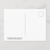 Order of the Unicorn Flag Postcard Briefkaart (Achterkant)