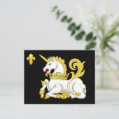 Order of the Unicorn Flag Postcard Briefkaart (Staand voorkant)
