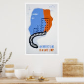 Orderly Line Civil Defence 1941 WPA Poster (Keuken)