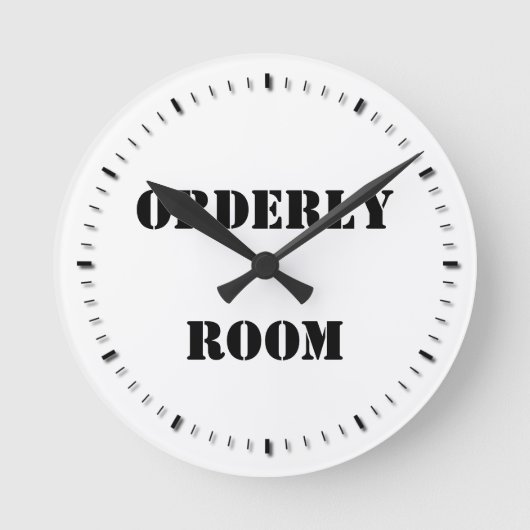 Orderly Room Ronde Klok (Voorkant)