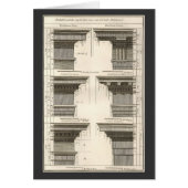 Orders van architectuur,  Entablatures (Voorkant)