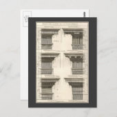 Orders van architectuur, Entablatures Briefkaart (Voorkant / Achterkant)