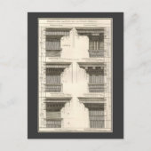 Orders van architectuur, Entablatures Briefkaart (Voorkant)