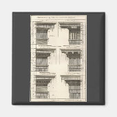 Orders van architectuur,  Entablatures Magneet (Voorkant)