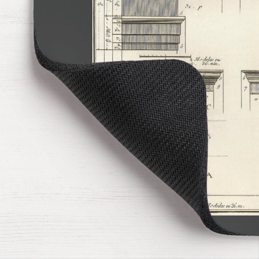 Orders van architectuur,  Entablatures Muismat (Hoek)