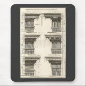 Orders van architectuur,  Entablatures Muismat (Voorkant)