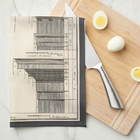 Orders van architectuur,  Entablatures Theedoek (Quarter Fold)