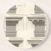 Orders van architectuur,  Entablatures Zandsteen Onderzetter (Voorkant)