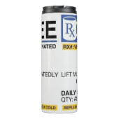 Orders van de arts thermosbeker (Achterkant)