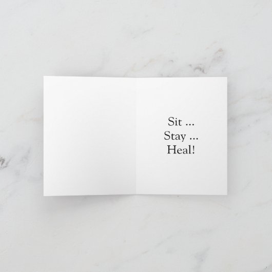 Orders van de honden kaart (Binnen)