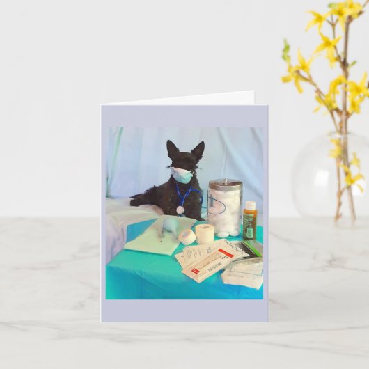 Orders van de honden kaart (Gele Bloem)