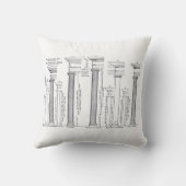 Orders van de  illustratie Architectuur Cushio Kussen (Achterkant)