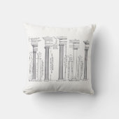 Orders van de  illustratie Architectuur Cushio Kussen (Voorkant)