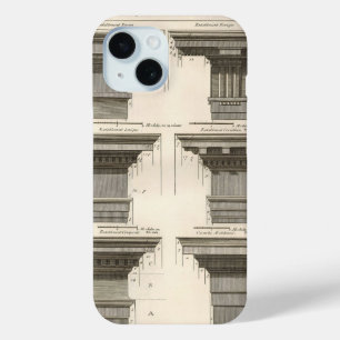 Ordes van Architectuur, Vintage Entablaturen iPhone 15 Case