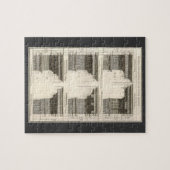 Ordes van Architectuur, Vintage Entablementen Legpuzzel (Horizontaal)