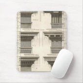 Ordes van Architectuur, Vintage Entablementen Muismat (Met muis)