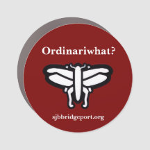 Ordinariate sprinkhaan logo ronde auto magneet